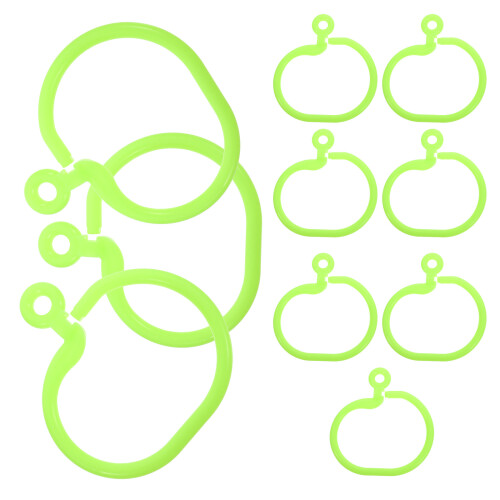 20Pcs ABS Plastic Cow Nose Rings Smooth Surface Cattle Management Tool