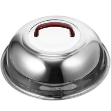 2Pcs Anti-Scald Stainless Steel Pan Covers Handle Lid for Kitchen Use
