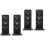 4Pcs Black Mini Landscape Light Model Realistic Railroad Scene Decor 6