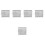 5Pcs Silver Metal Steam Tray Rectangular Food Plate for Storage 6