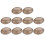 10Pcs Oval Grey Stone Patch Cabochons DIY Jewelry Time Accessories 7