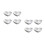 8Pcs White Ceramic Dessert and Fruit Bowls for Home 9