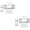 2Sets Silver Door Striker Plate Stainless Steel Plastic Lock Accessory 8