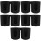 5Pcs Practical PP Paper Cup Stand Black for Household and Coffee Bar 9