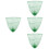 4Pcs Portable Green Fishing Catch Nets Nylon Durable Replacement Mesh 8