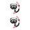 2Pcs Pink Single Window Swimming Goggles with for Swim 3