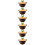 6Pcs Brown Mesh Sink Strainer Basket Tpr Stopper for Kitchen Drain 10
