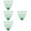 4Pcs Portable Green Fishing Catch Nets Nylon Durable Replacement Mesh 9