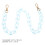 4Pcs Durable Acrylic Handbag Chains Sky-Blue DIY Purse Chain Strap 10