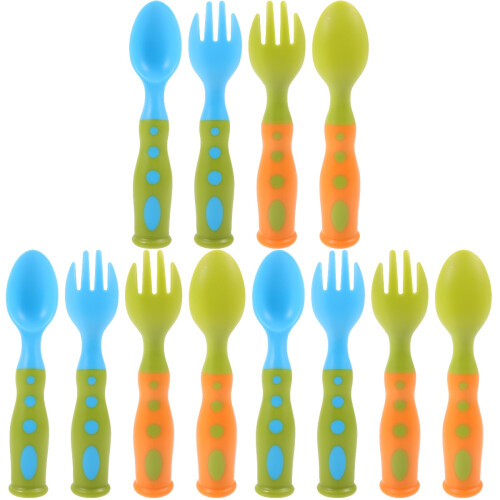 6Sets Utensils Toddler Spoon and Fork 2