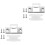 2Sets Silver Door Striker Plate Stainless Steel Plastic Lock Accessory 5