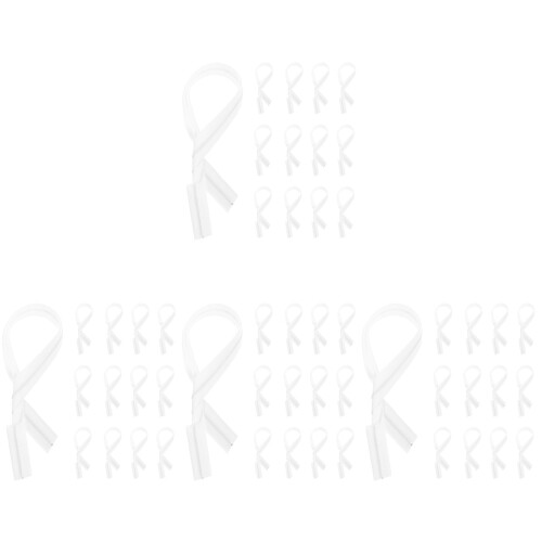 4000Pcs White Kraft Paper Small Bread Ties Multiuse Party Accessories 2