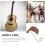 2Pcs Classical Guitar Support Stand PU Metal Adjustable Multi Color 9