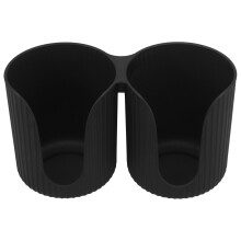 5Pcs Practical PP Paper Cup Stand Black for Household and Coffee Bar