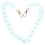 4Pcs Durable Acrylic Handbag Chains Sky-Blue DIY Purse Chain Strap 2
