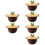 6Pcs Brown Mesh Sink Strainer Basket Tpr Stopper for Kitchen Drain 8