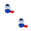 2Pcs Blue Bubble Motion Timer Creative Hourglass Table Decoration 4