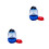 2Pcs Blue Bubble Motion Timer Creative Hourglass Table Decoration 8