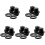 10Sets DIY Black Plastic Pool Drain and Filter Winter Expansion Plugs 4