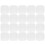 800Pcs White Perforated Wood Pulp Paper Steamer Mats 1