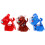6Pcs Durable Pet Design Kids Wristwatch Deformable Multi Color Gift 2