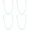 4Pcs Durable Acrylic Handbag Chains Sky-Blue DIY Purse Chain Strap 7