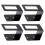 8Pcs Vertical Black Stainless Steel Pot Cover Rack Kitchen Organizer 2