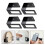 8Pcs Vertical Black Stainless Steel Pot Cover Rack Kitchen Organizer 11