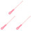3Pcs Long Handle Pink Silicone Foot Scrubber Soft Bristles Toe Cleaner 4