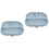 2Pcs Reusable Silicone Food Plate with Suction Cup Divided for Elderly 7