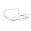6Pcs Wall Mount Clear Acrylic Shelves No Nails Floating Organizer 10