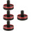 4Pcs Aluminium Fishing Rod Butt Stoppers Replacement Caps 8