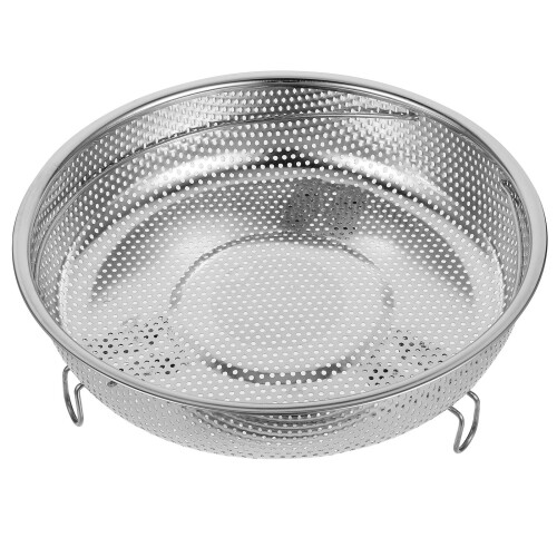 3Pcs Multi-Function Stainless Steel Steamer Basket for Steamer Pots