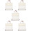 5Pcs Portable Beige Blank Calligraphy Scroll for Art Wall Display 10