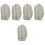 5Pcs Comfortable PVC Bath Pillows Tub Headrests with Suction Cups 6
