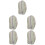 5Pcs Comfortable PVC Bath Pillows Tub Headrests with Suction Cups 8