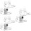 6Pcs Wall Mount Clear Acrylic Shelves No Nails Floating Organizer 7