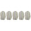5Pcs Comfortable PVC Bath Pillows Tub Headrests with Suction Cups 11