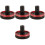 4Pcs Aluminium Fishing Rod Butt Stoppers Replacement Caps 4