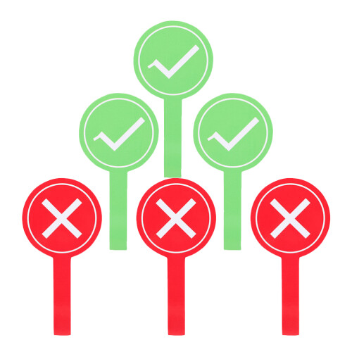24St Flexibele Schuim Voting Boards Robuust Voor En