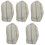 5Pcs Comfortable PVC Bath Pillows Tub Headrests with Suction Cups 5