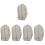5Pcs Comfortable PVC Bath Pillows Tub Headrests with Suction Cups 7