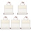 5Pcs Portable Beige Blank Calligraphy Scroll for Art Wall Display 4