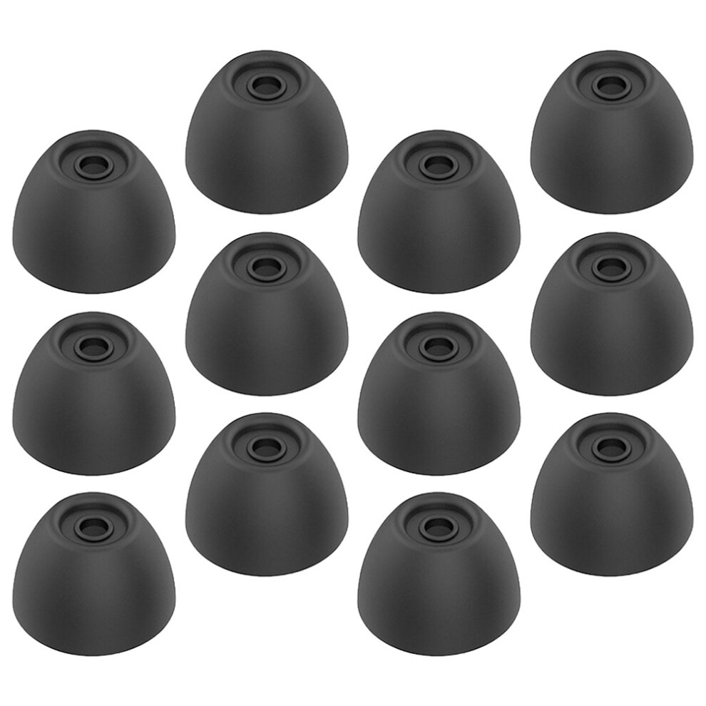 24Pcs Silicone Earphone Cover Replacement Caps Earbuds Protector Black 3011827860231