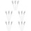 15Pcs Professional Nose Shadow Brushes for Nose Makeup and Contouring 8