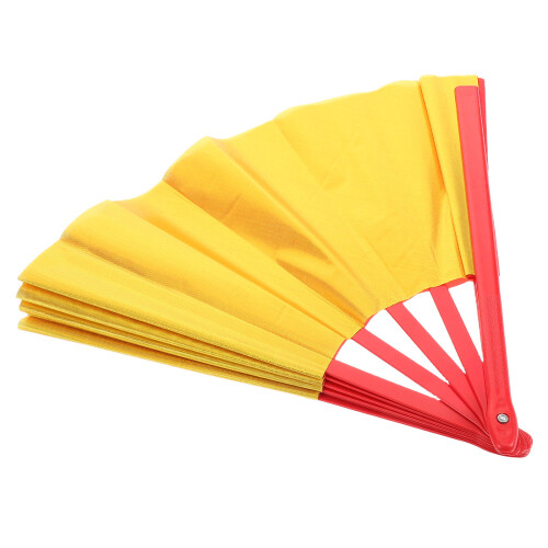 5Pièces Éventails Performance Rouges Pour Spectacles Célébrations 2