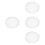 4Pcs Silver Reptile Lamp Dome Heat Protector for Lizard Tank 7