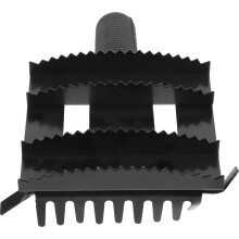 2Pcs Black Metal Sheep Body Grooming Rake Poultry Itching Relief