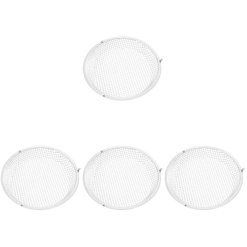4Pcs Silver Reptile Lamp Dome Heat Protector for Lizard Tank 2
