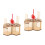 2Pcs Durable Bamboo Grasshopper Cage Small Portable Pet Storage Basket 4